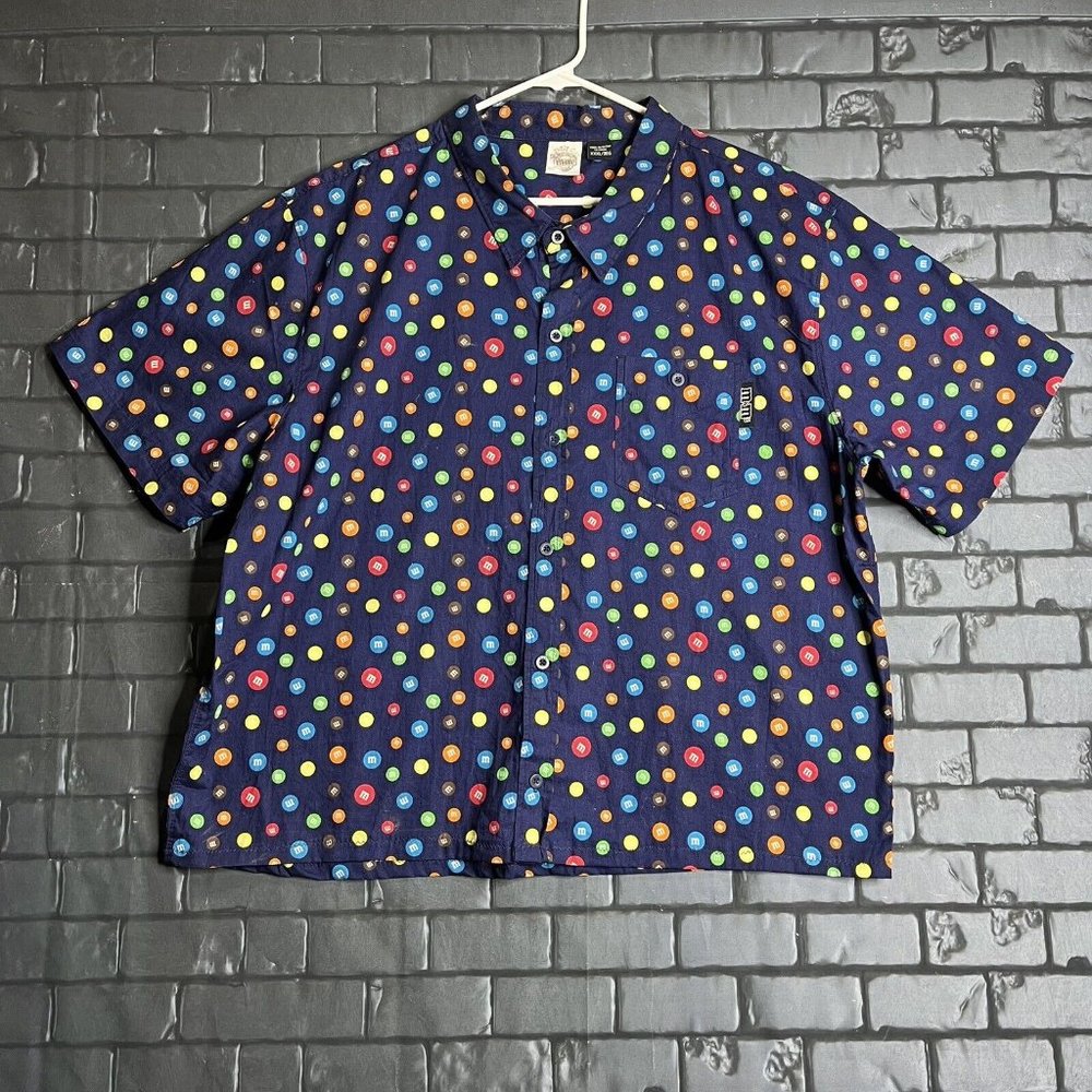 Vintage M&M’s Candy Button Up Shirt